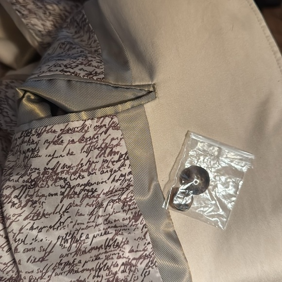 1… like no other khaki light tan 100% cotton single two button front blazer 48R - Picture 6 of 11